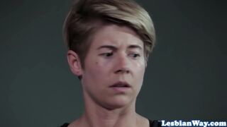 Fiery Redhead Teen Milf Lesbian Tongue Fest