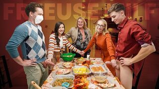 Thanksgiving Taboo Family Orgy Christmas Creampie