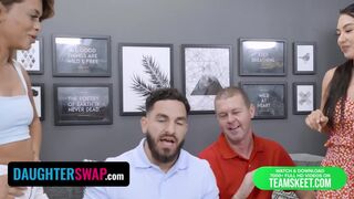 Mina Moon and Destiny Cruz share their stepfather's tail with the forbidden four