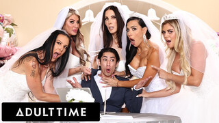 Busty MILF Brides Gangbang Wedding Planner With Wild Reverse Action