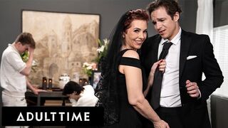 Tattooed Ruby Lynne Caught Funeral Fuck Frenzy