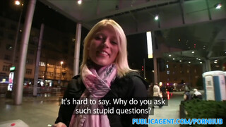 PublicAgent - blonde chick picked up at the gas station