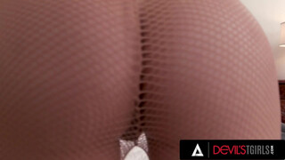 Blonde Trans Emma Rose Tights Ass Wrecked Mercilessly