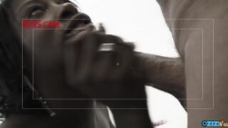 Black Milf Bombshell Gangbanged White Cocks Anal Dp