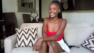 Ebony Supermodel Audition POV Squirt Explosion