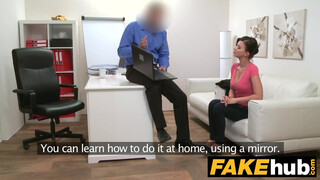 Fake Agent - casting video of Hungarian Vicky Love