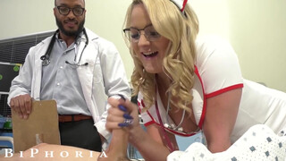 Bisexual Threesome Ignites Steamy Hospital Fuck Fest