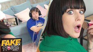 Naughty Slut Sprinkles Face Prank Before Anal Creampie