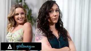 Upset Mary Sinn Sage misinterprets the seductive advances of the beautiful neighbor Charlie Forde