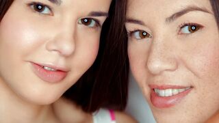 Petite Babes Grind Pussies Wild Hitachi Vibrator Frenzy