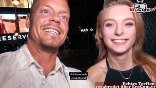 German Pornstar Lures Tourist into Wild Raw Pounding