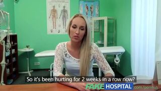 Jenny Simons' blonde pain is over by fucking a hard fuck and spouting pleasures