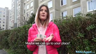Public Agent Fucks Busty Flat Sitter Outdoors