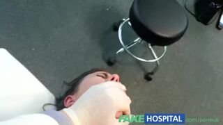 Fake hospital busty patient sexual cure squirting bliss