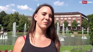 Busty German Tourist Craves Outdoor Anal Pounding