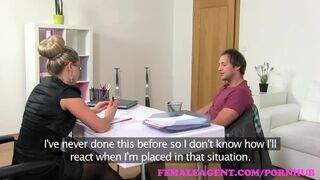 Barra Brass' blonde milf is enjoying closing the casings with oral sperm