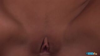 Seductive Blonde Slut Ravished In Steamy Threesome With Suited Studs