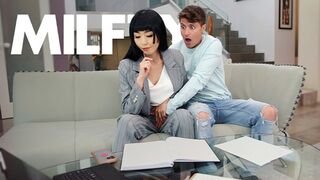 Remorseful Stepmom Birthday Muff Play Turns Wild Fuck