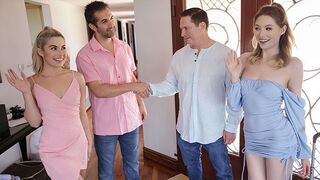 Petite Teens Swap Holes For Daddy Group Pound