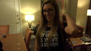 Moka Teases Over Drinks Then Fucks On Hot Date Night