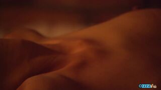 Hot blonde fucks her tits, and then there's fucking on the floor