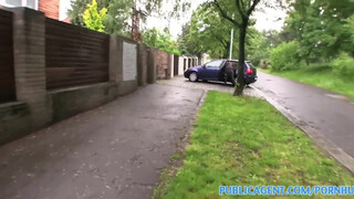 Ravenous British Housewife Craves Public Stranger Cock