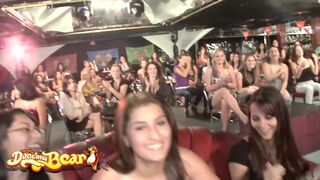 Dancing Bears Strippers Worship and Suck Huge Cocks