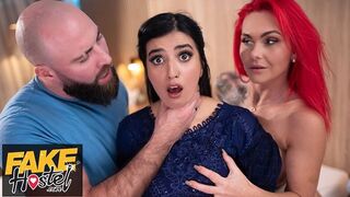 Pakistani Vixen Wakes For British Threesome Creampie