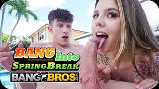 Lucky Anne is fucking Parker Ambrose hard at the pool