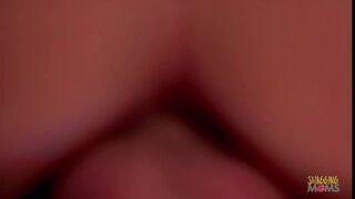 Angel-wing girl kicks herself with a fake dick, and then they fuck her tight ass