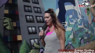 German Couple Pounds Passionately Under Open Sky