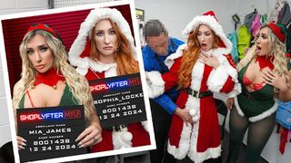 Mrs Claus MILF Assistants Seduce Punish With Hot Sex
