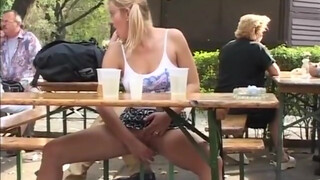 Hungarian sluts unleash extreme public piss orgy in Budapest
