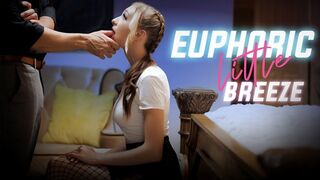 Cute teen Breezy Bri in a kinky mood seducing her stepfather's boyfriend in sexy underwear