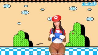 Sisi Rose Big Booty Super Mario Cosplay Squirt Explosion