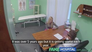 Sarlatan doctor makes her skinny blonde pussy work hot