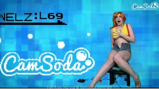 Jewelz Blu is wildly masturbating in Misty Cosplay