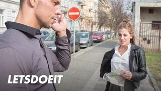 Amazing tourist Silvia Dellai deeply fucked by a local guy