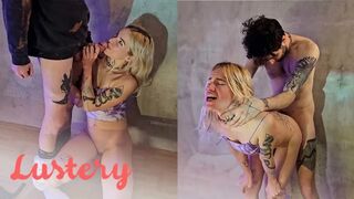 Blonde Amateur Wife Shares Hubby In Homemade Frenzy