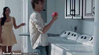I was snooping around with my bebisitter's dirty panties