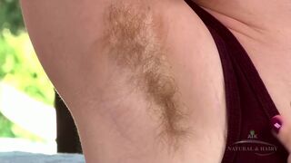 April Pitts' hot night with her hairy pussy
