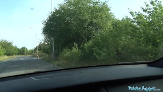 Public Agent Hitchhiker Fucked Roadside Cumshot