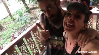 Maya yields to Edwards massive jungle cock pounding