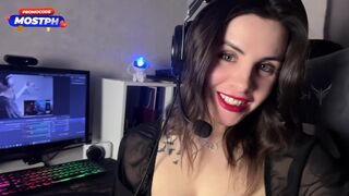 Hot Russian masturbation with big tits and artificial cock anal