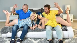 Kate Bloom Jewelz Blu Swap Stepdads for Ass Slapping Pound