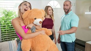 Step Siblings Fight Massive Stepbro Dick Frenzy