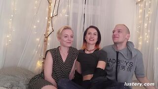 Vincent, sophia and flo share hot love with three