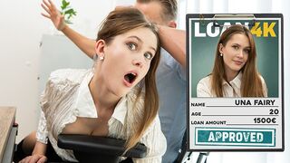 Bad girl Una Fairy punished by credit manager