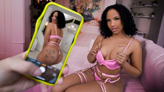 Cute black stepsister fucks better than ex