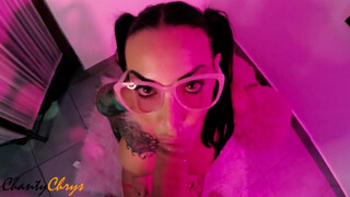 ChantyChrys Deepthroats Cock Like a Pro Slut